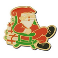 Santa Sitting Lapel Pin